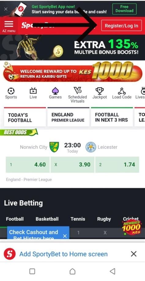 sportybet login nairobi